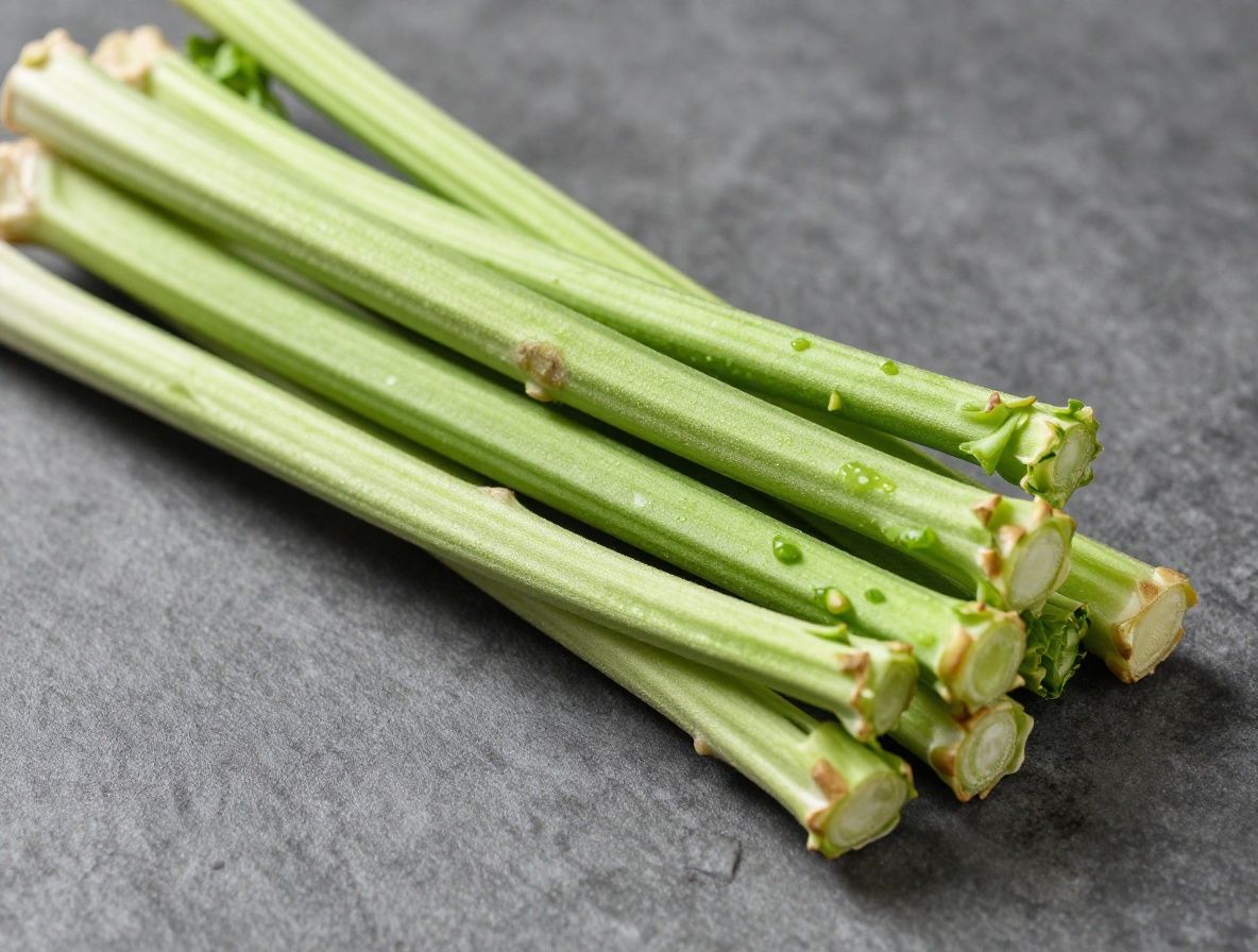 Tmavo zelená listová zelenina – špenát a kel – na kuchynskej doske, prírodný zdroj horčíka